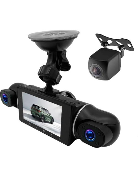 Dash Cam 4 Cámaras 1080P WDHOICAR con Pantalla IPS y WiFi