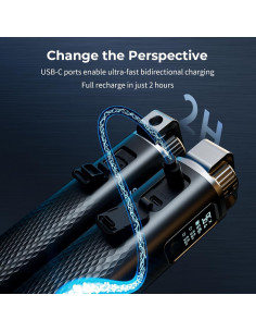 Empuñadura de Batería SMALLRIG 99Wh 6800mAh Carga Rápida USB-C 2