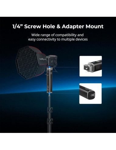 Empuñadura de Batería SMALLRIG 99Wh 6800mAh Carga Rápida USB-C