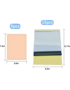 Kit de Práctica de Tatuaje Gakonp 20 Piezas 3mm Piel Falsa 2