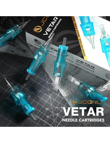 Agujas de Tatuaje JCONLY 1003RLL Cartucho 20 Piezas 0.30mm
