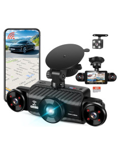 Cámara Dash 4 Canales WIZACE 2K 360 WiFi Control APP