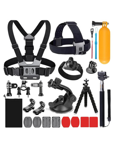Accesorios de cámara de acción 20 en 1 TANSUO para GoPro
