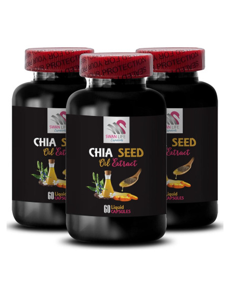 Suero Hidratante de Piel con Aceite de Semilla de Chía - 180 Cápsulas