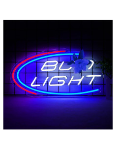 Letrero de Neón LED JFLLamp Cerveza 20.32cm Decoración