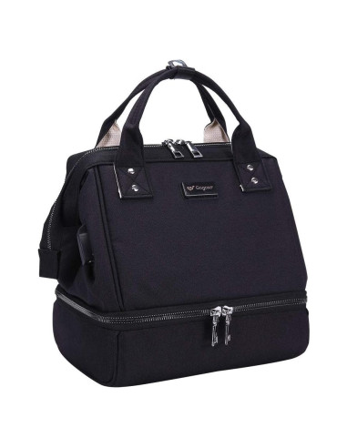 Bolsa Extractora de Leche GOGOSO Negra con Bolsillo Enfriador