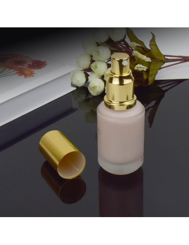 Bomba de Base Ajustable WATAWA para Maquillaje Doble - Dorado