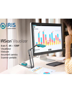 Cámara de Documentos IRIScan 4K-13MP, Escáner A3 Portátil 2