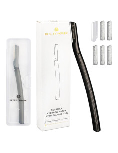 Rasuradora de Cejas Beauty Power con 6 Cuchillas y Estuche