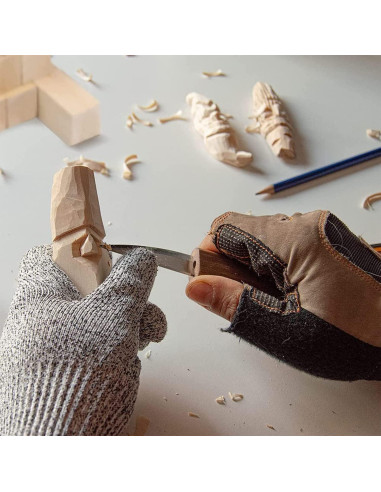 12 Bloques de Madera sin Terminar WURONXIN 10.16x2.54 cm