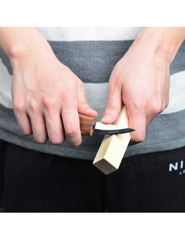 12 Bloques de Madera sin Terminar WURONXIN 10.16x2.54 cm