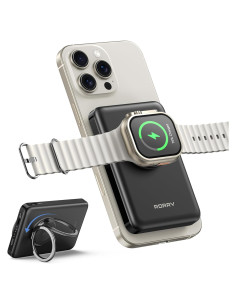 Cargador Portátil Magnético RORRY 10000mAh para iPhone y Apple Watch