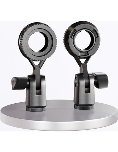 Soporte de Micrófono de Condensador 2 Piezas 22 mm Ajustable