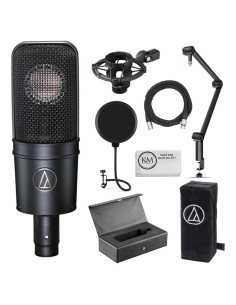 Micrófono de Estudio Audio-Technica AT4040 + Brazo + Filtro Antipop