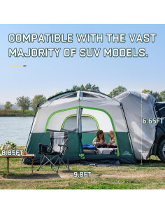 Carpa de Camping JELUCAMP JLP-8817 para 6 Personas Impermeable 2