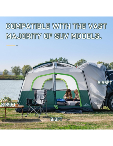 Carpa de Camping JELUCAMP JLP-8817 para 6 Personas Impermeable
