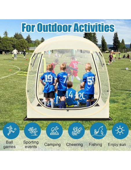 Tienda Deportiva Eapele Pop-Up para 6 Personas - Impermeable