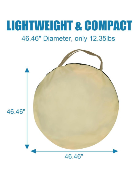 Tienda Deportiva Eapele Pop-Up para 6 Personas - Impermeable