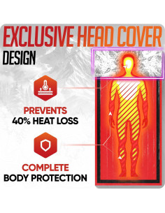 Bolsas de Dormir de Emergencia Practical Survival - Paquete de 2 2