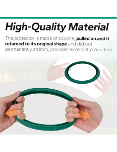 Base de Silicona para Linterna de Keroseno Coleman - Verde 2