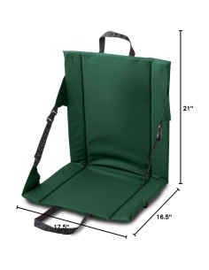 Silla LongBack Crazy Creek Verde Bosque Plegable para Camping 2