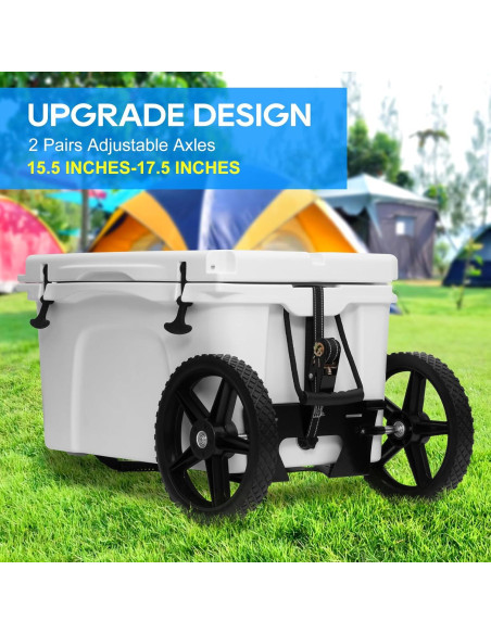 Kit de Ruedas para Enfriadores FERUERW 15.5-17.5" Ajustable