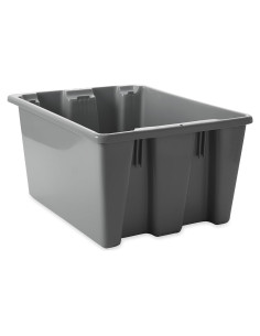 Caja de Almacenamiento Rubbermaid Palletote 49.5x39.4x25.4 cm Gris