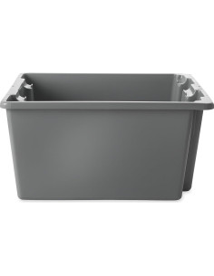 Caja de Almacenamiento Rubbermaid Palletote 49.5x39.4x25.4 cm Gris 2