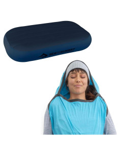 Sistema de Sueño Sea to Summit: Almohada Aeros y Forro Breeze