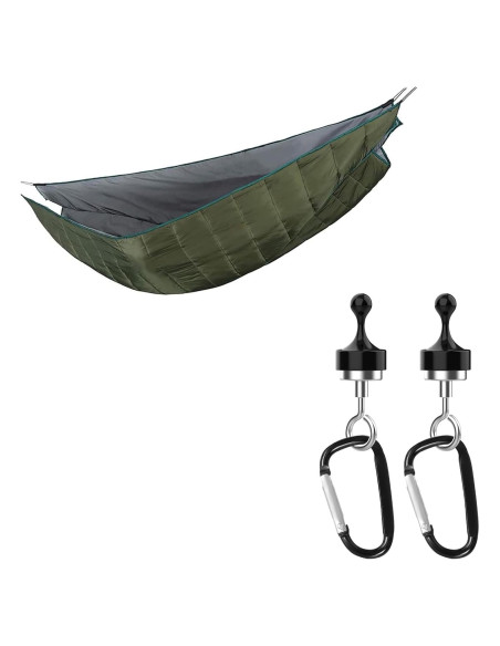 Colcha Inferior Doble Hamaca 4 Estaciones con Ganchos Magnéticos