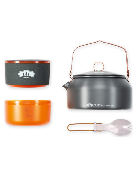 Juego de Olla y Comedor Ultraligero GSI Outdoors Halulite