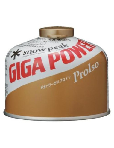 Combustible Snow Peak Gigapower 250g Oro para Cuatro Estaciones