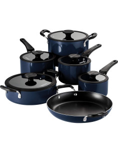 Juego de Ollas y Sartenes Anidables Tramontina 11 Piezas Aluminio 2