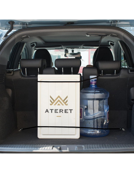 Cuerdas Bungee de Goma ATERET 78.74 cm con Ganchos - Paquete de 10