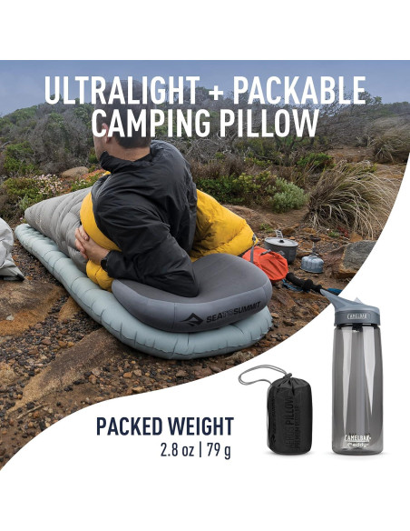 Sistema de Sueño Sea to Summit: Almohada Aeros y Forro Breeze