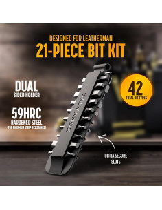 Juego de 21 Puntas Planas Galvanox para Multi-Herramientas Leatherman 2