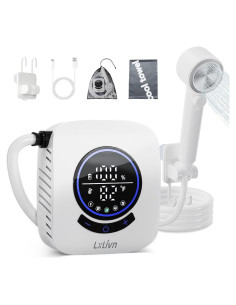 Ducha Portátil Lxlivn A2501 8000mAh con Pantalla LED y 5 Velocidades