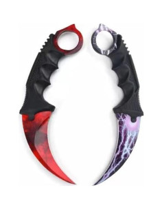 Cuchillo de Camping Genérico 19 cm Acero Inoxidable Color Aleatorio 2