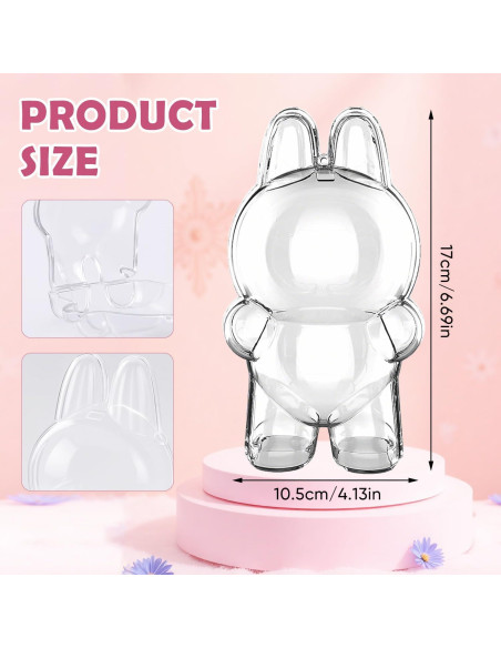 Funda Protectora para Figura Labubu WEVYHFS 15.49x6cm Funda Protectora para Figura Labubu WEVYHFS 15.49x6cm