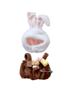 Conjunto de Ropa para Muñecas 17cm Labubu Conejo Kawaii