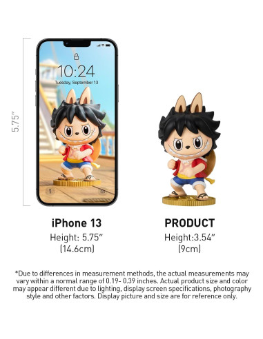 Figuras Coleccionables POP MART Los Monstruos x One Piece 12PCs