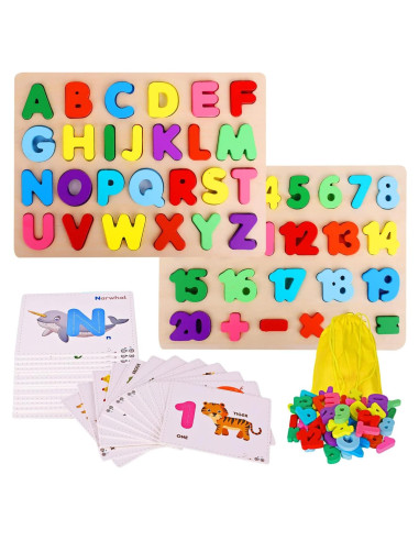 Rompecabezas de Alfabeto y Números Asher & Olivia - 49 Piezas