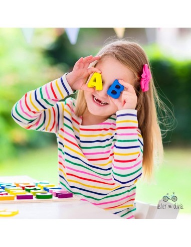 Rompecabezas de Alfabeto y Números Asher & Olivia - 49 Piezas