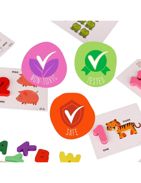 Rompecabezas de Alfabeto y Números Asher & Olivia - 49 Piezas Rompecabezas de Alfabeto y Números Asher & Olivia - 49 Piezas