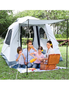 Carpa Inflable Automática Fseoot para 4 Personas 210x210cm 2