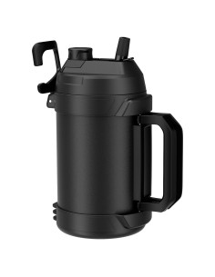 Jarra de Agua Zukro 1 Galón Acero Inoxidable Aislada Negra