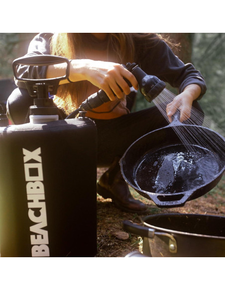 Tanque de Ducha Portátil BeachBox 4.9L - Agua Caliente y Fría