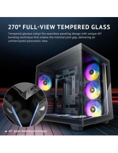 Caja PC Antec C5 ARGB Mid-Tower ATX con 7 Ventiladores ARGB 2