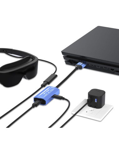 Adaptador HDMI a USB-C 4K 60Hz 100W porpen H161