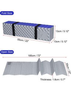 Almohadilla de Espuma PATIKIL 185x55cm Aislada R-Valor 2.1 2